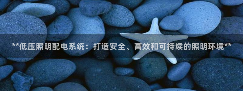 **低压照明配电系统：打造安全、高效和可持续的照明环境**