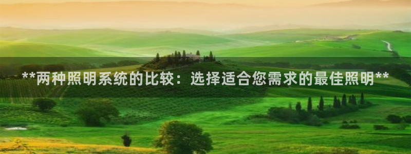 **两种照明系统的比较：选择适合您需求的最佳照明**