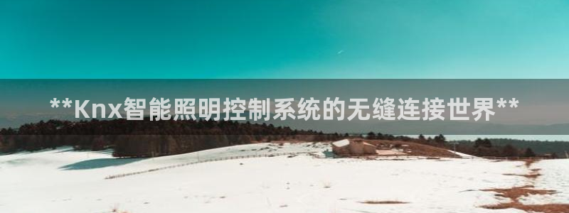 **Knx智能照明控制系统的无缝连接世界**