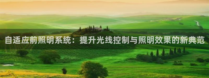 自适应前照明系统：提升光线控制与照明效果的新典范