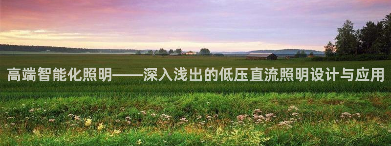 高端智能化照明——深入浅出的低压直流照明设计与应用